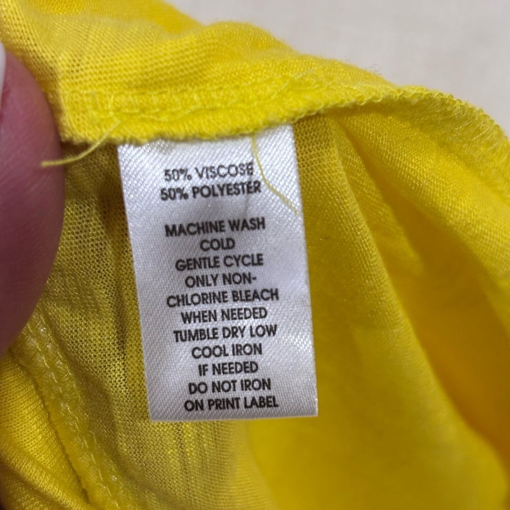 LOFT Vibrant Yellow Tank Top (M) - Picture 5 of 5